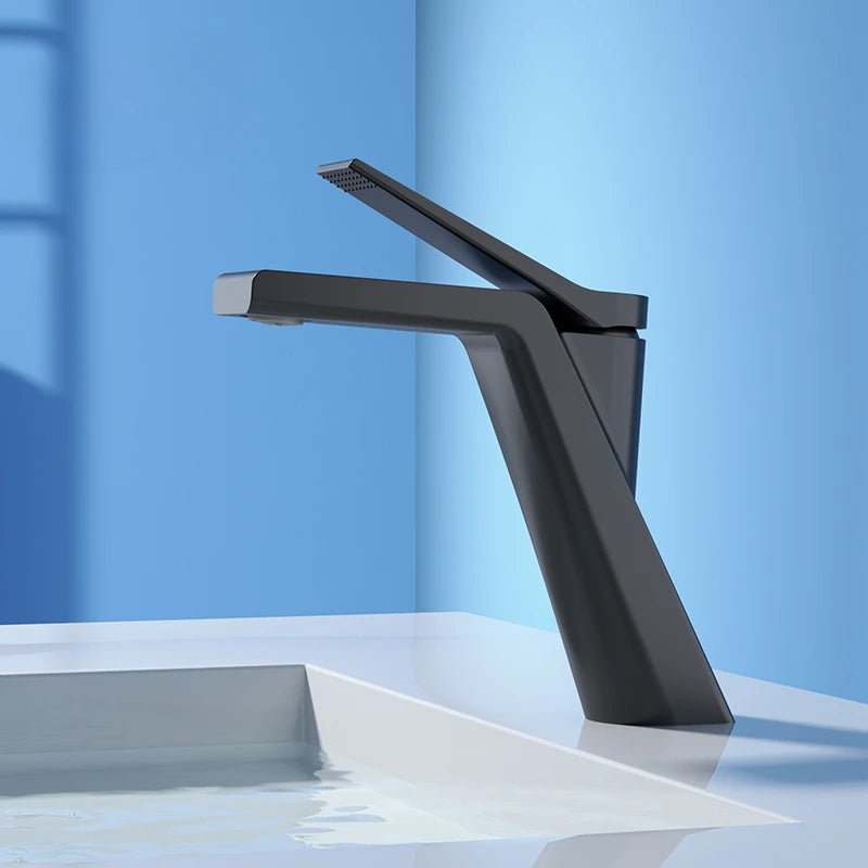 Brass Gun Gray Simple Gun Gray Bathroom Basin