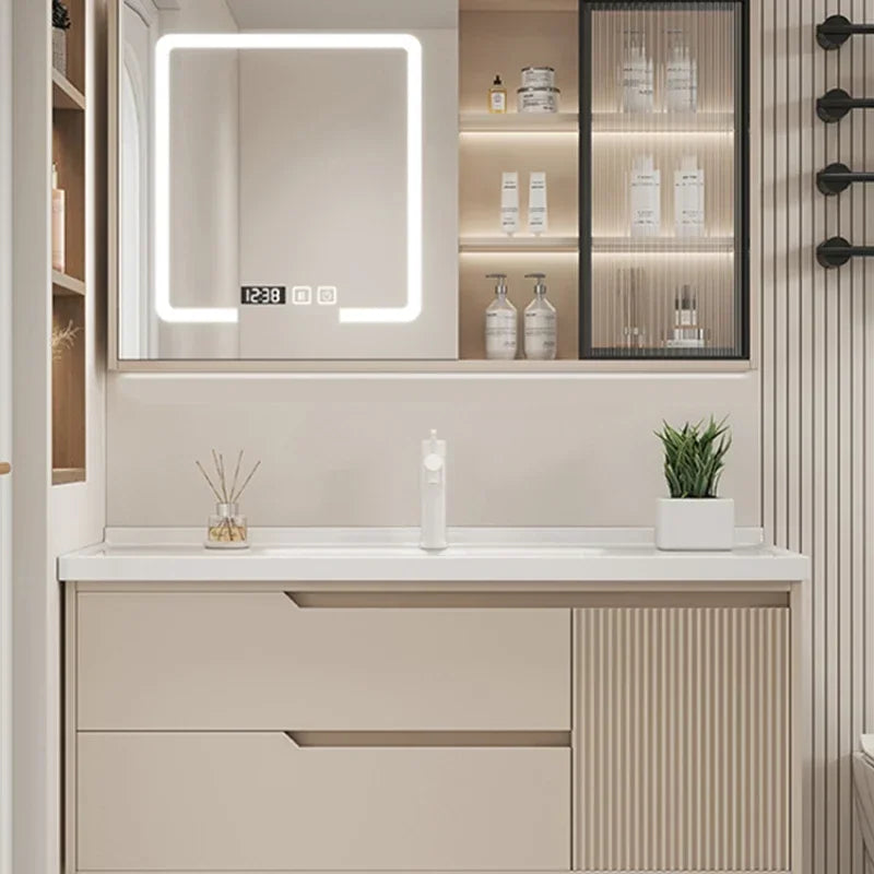 Modern Basin Bathroom Cabinet Combination Sink Minimalist