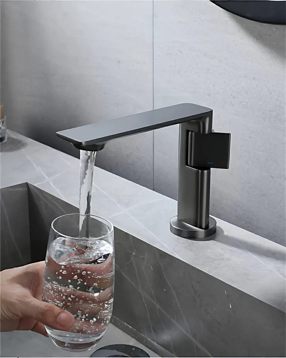 Brass Water Tap Modern Novel Design Bathroom Faucet