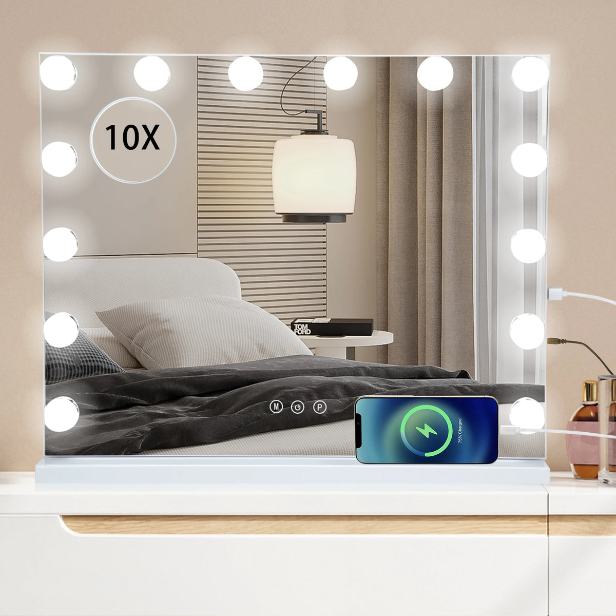 Large 50cm Hollywood Make-Up Table Mirror Vanity Lights