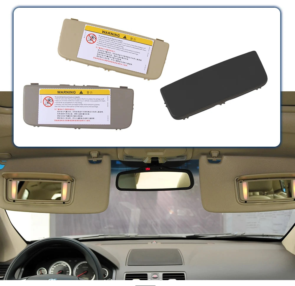 Interior Old Model Car Sun Shade Mirror Internal