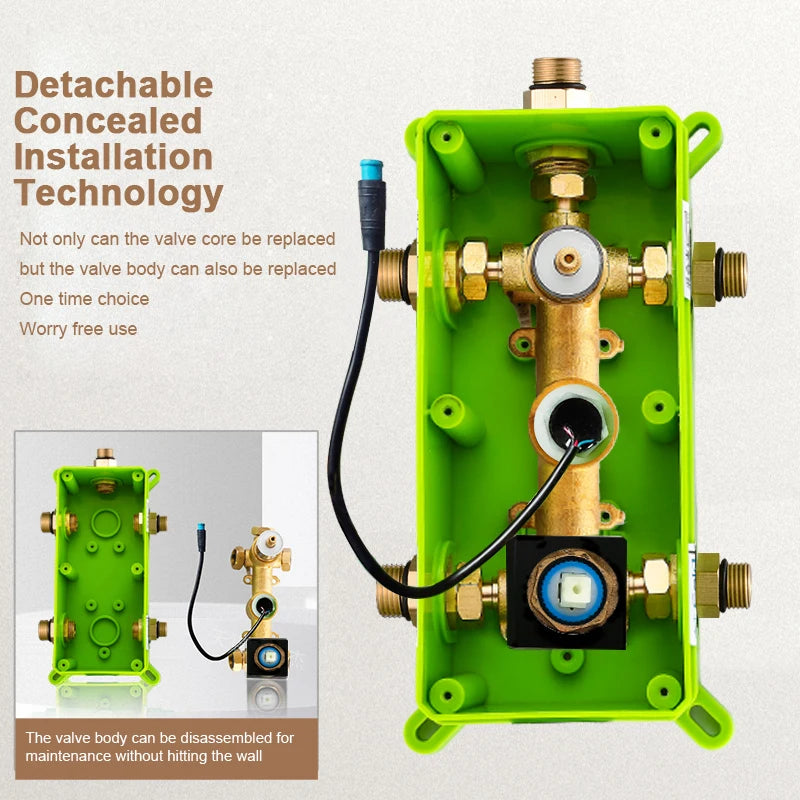 Digital Wall Mounted Shower Mixer Valve 2/3 Way