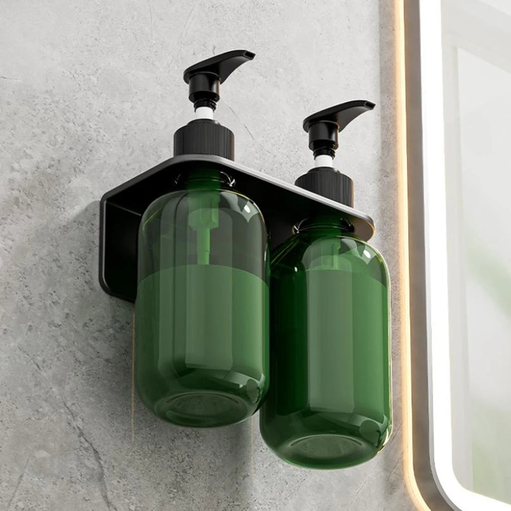 1pc Wall Mounted Stainless Steel Soap Dispenser Holder