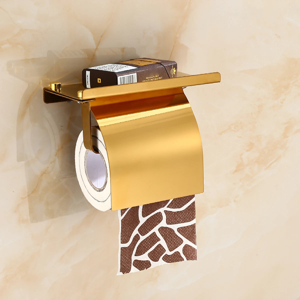 Stainless Steel Roll Paper Holder Mobile Tissue Holder