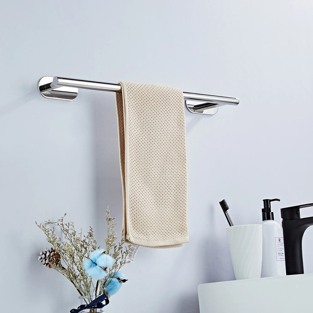 Towel Holder Stainless Steel Self Adhesive Towel Rail