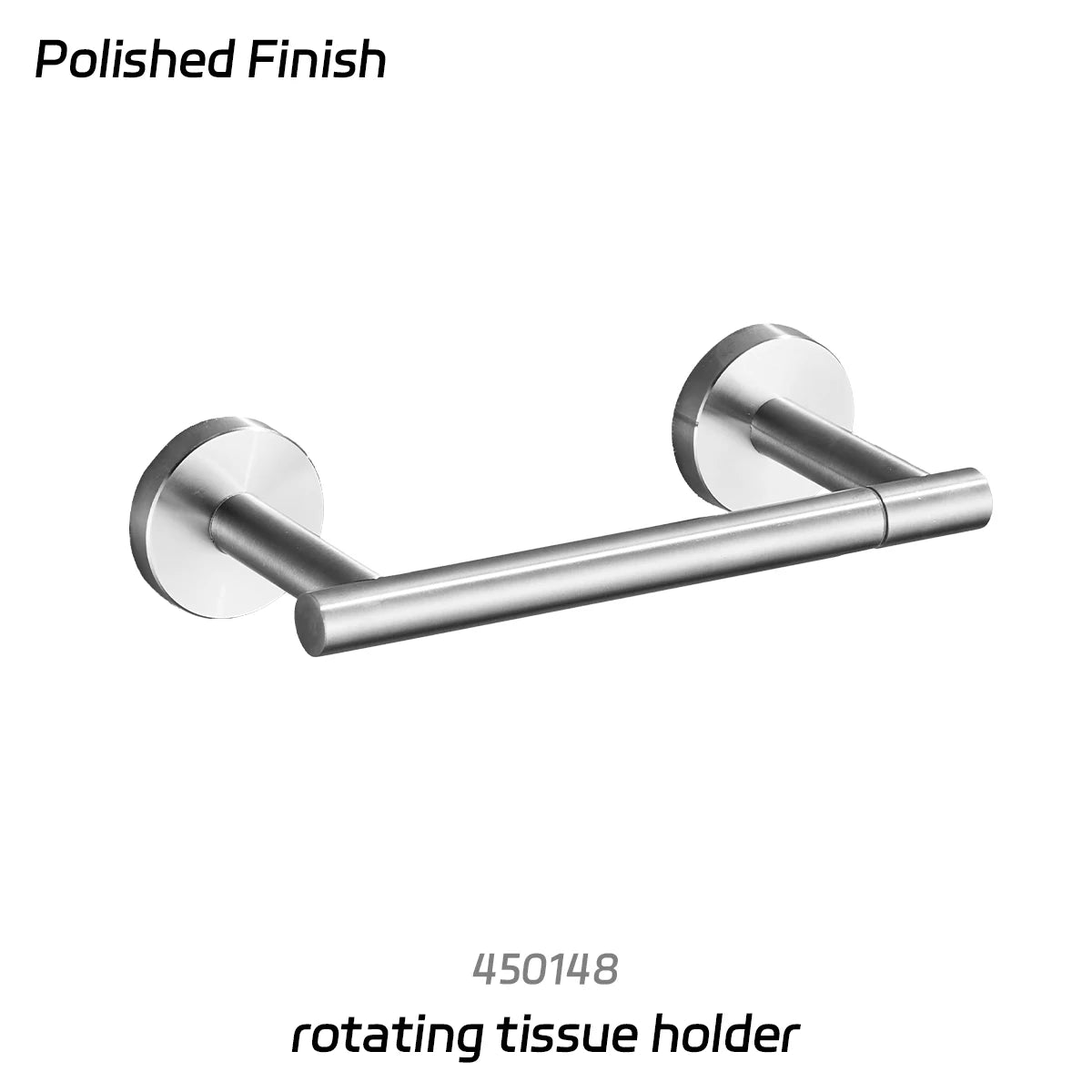 304 Stainless Steel Roll Paper Holder Rotatable Toilet
