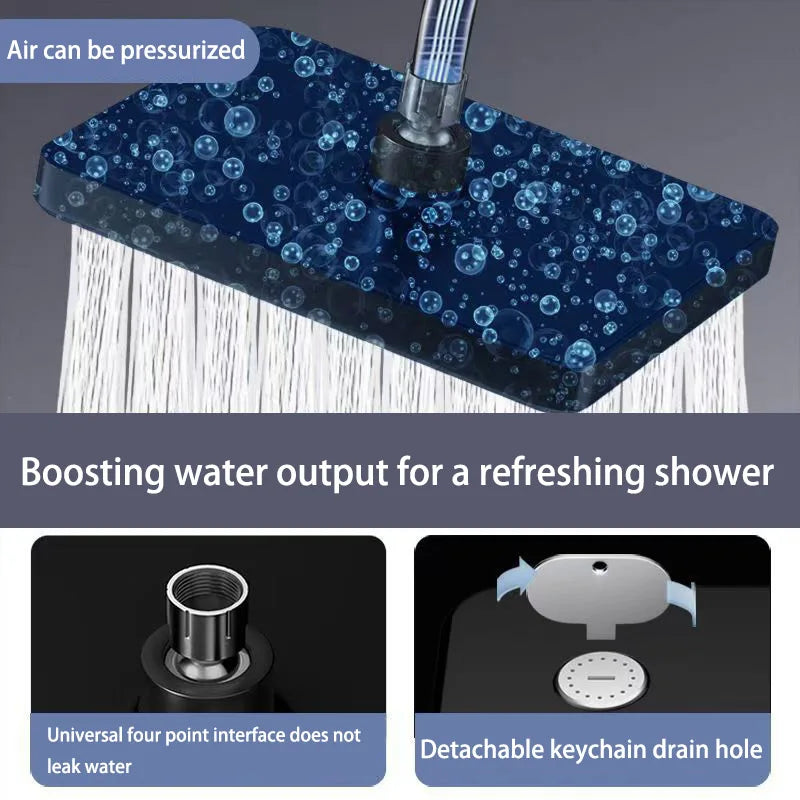 Shower Top Spray Large Water High-Pressure Nozzle Pressurized