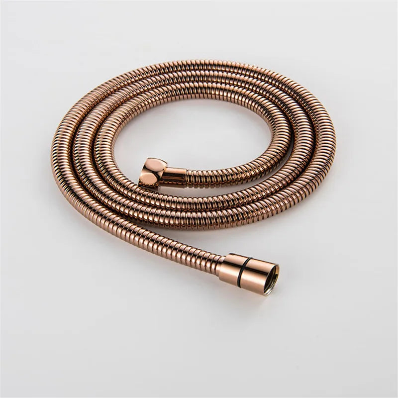 Tuqiu Bathroom Shower Rose Gold Square Rainfall Shower