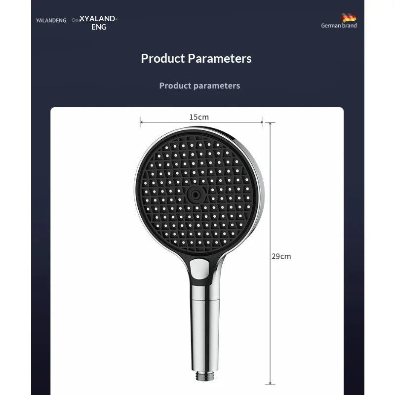 15cm Big Panel High Pressure Shower Head Filter