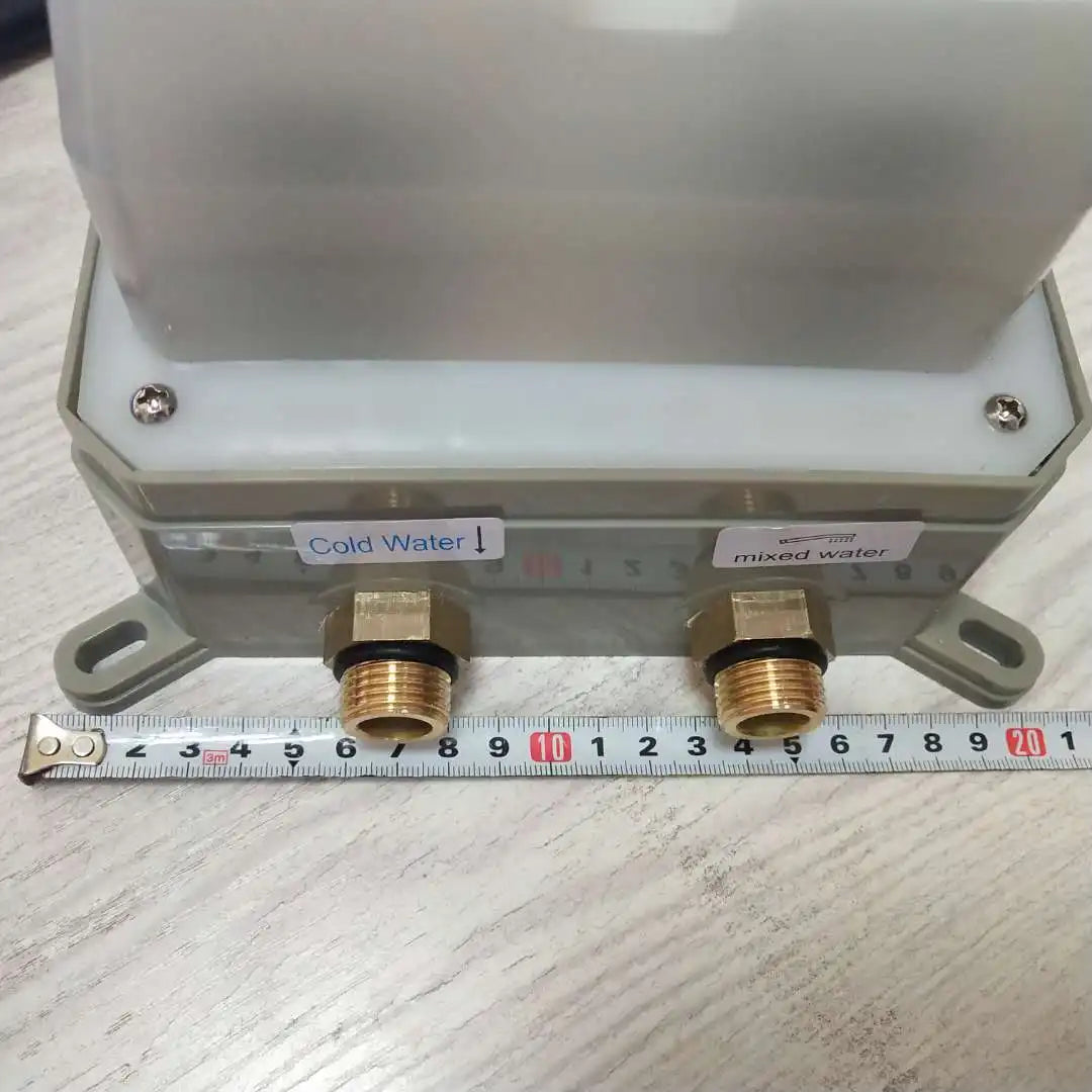 Langyo Matte Black Thermostatic Shower Faucet Mixing Valve