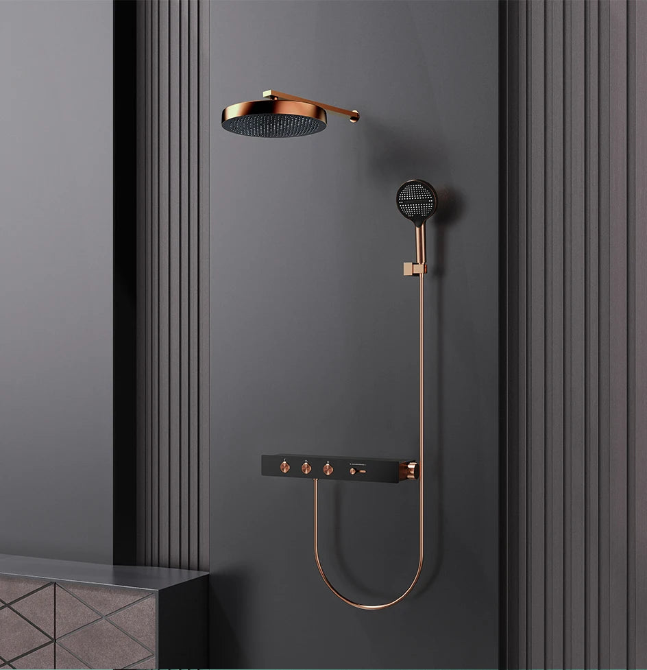 Vgx Thermostatic Shower System Luxury Concealed Bathroom Shower