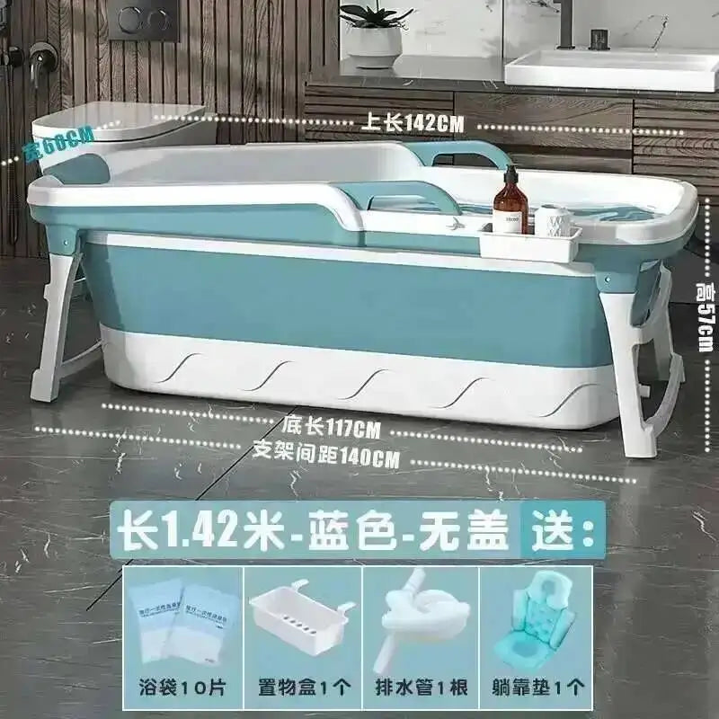 Tub Bathtubs Adult Folding Bathtub Foaming Simple Adult
