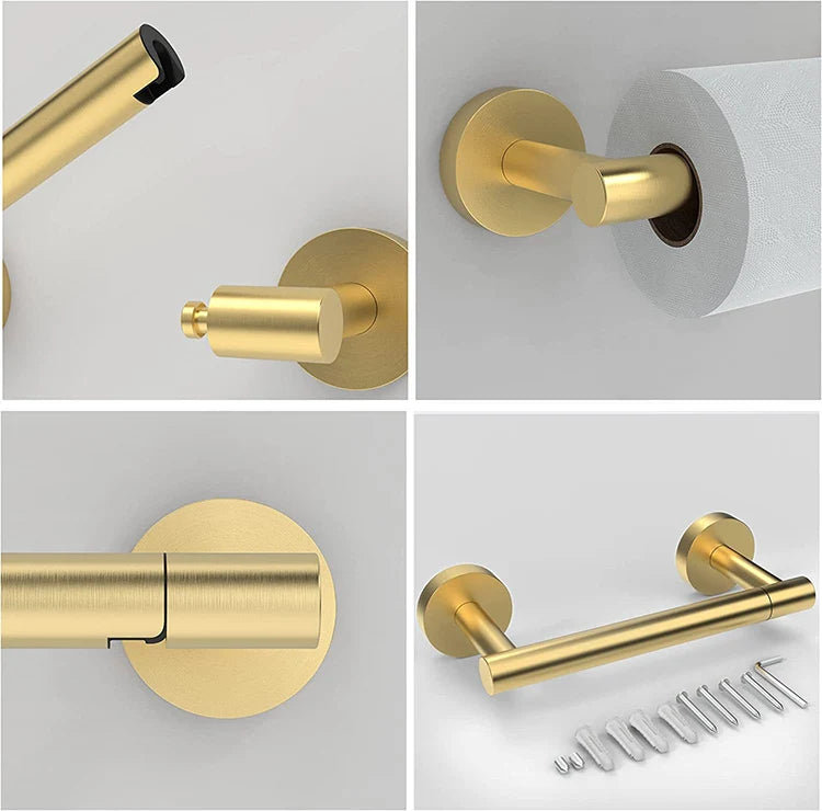 Stainless Steel Toilet Paper Holder Wall Mounted Toilet