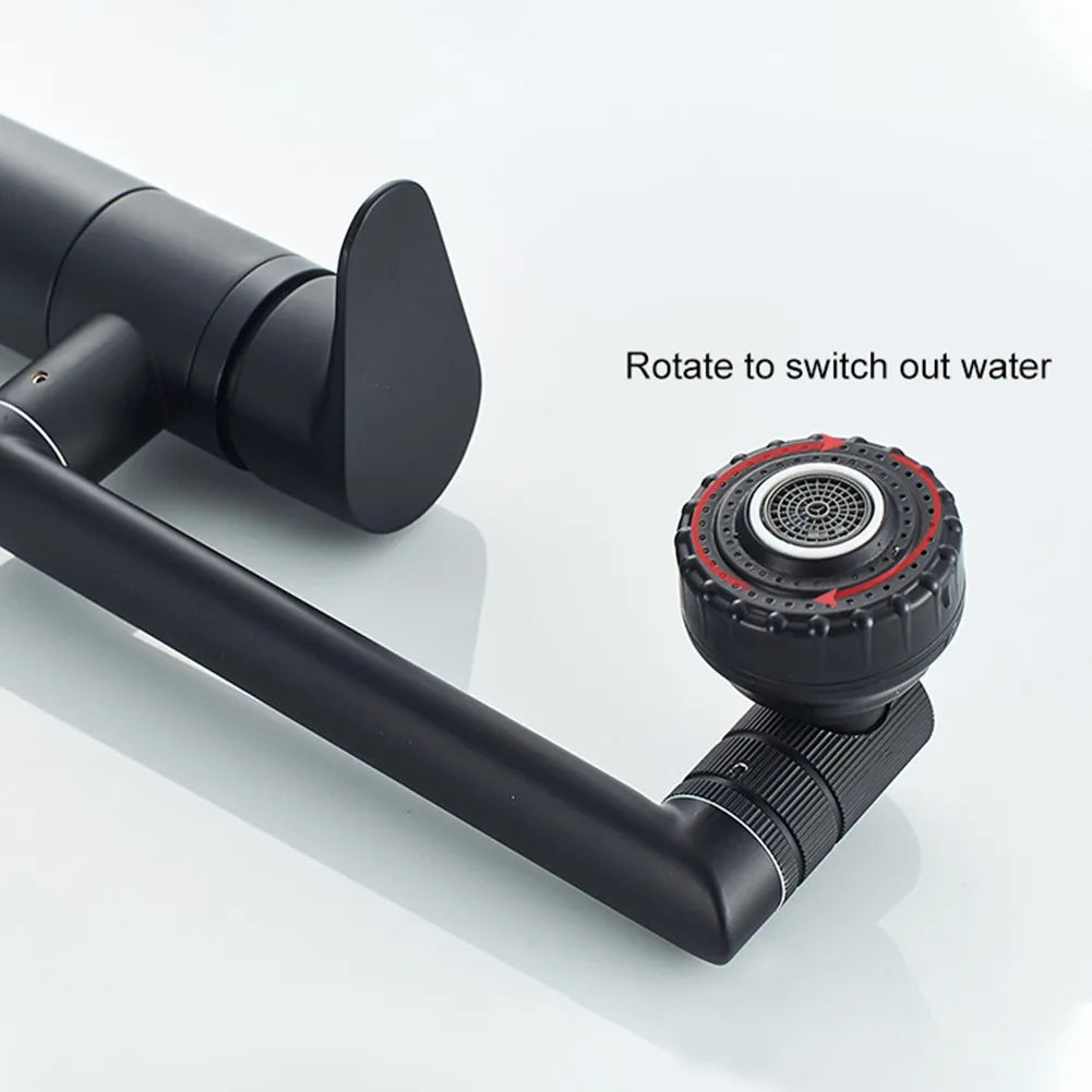 1080 Swivel Bathroom Sink Faucet Water Mixer Deck