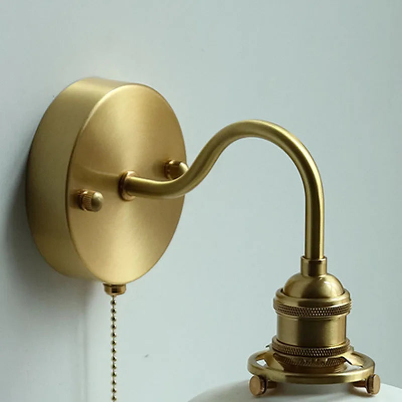 Ceramic Modern Wall Lamp Beside Pull China Switch