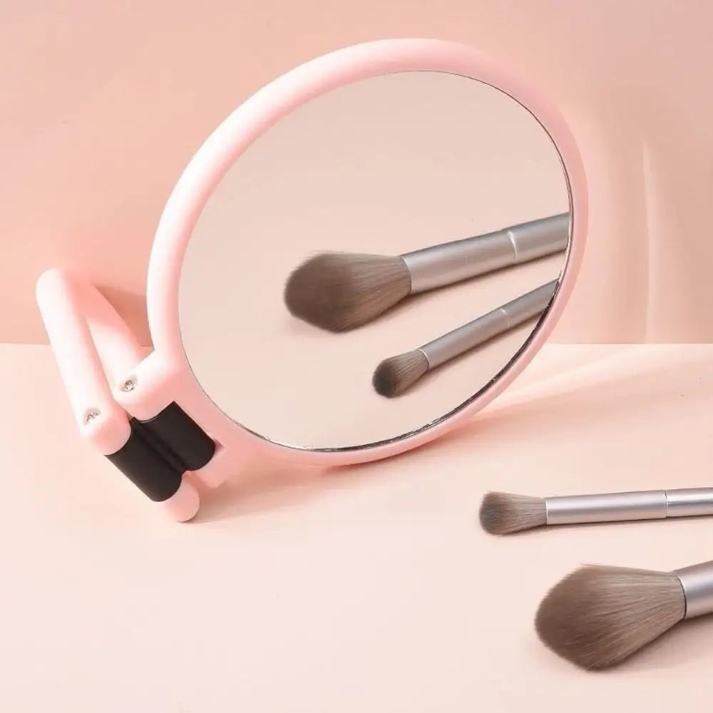 5/10/15x Handheld Mirror Rotation Adjustable Makeup Mirror Double