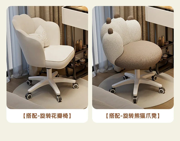 Modern Dressing Table Vanity Desk Wireless Charge Station