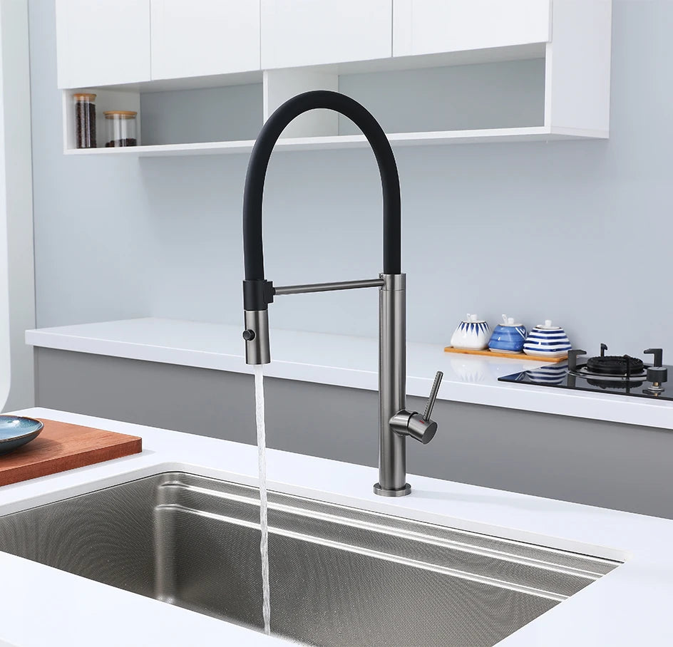 Faucet Sink Faucets Rubber Pull Down Stream Sprayer