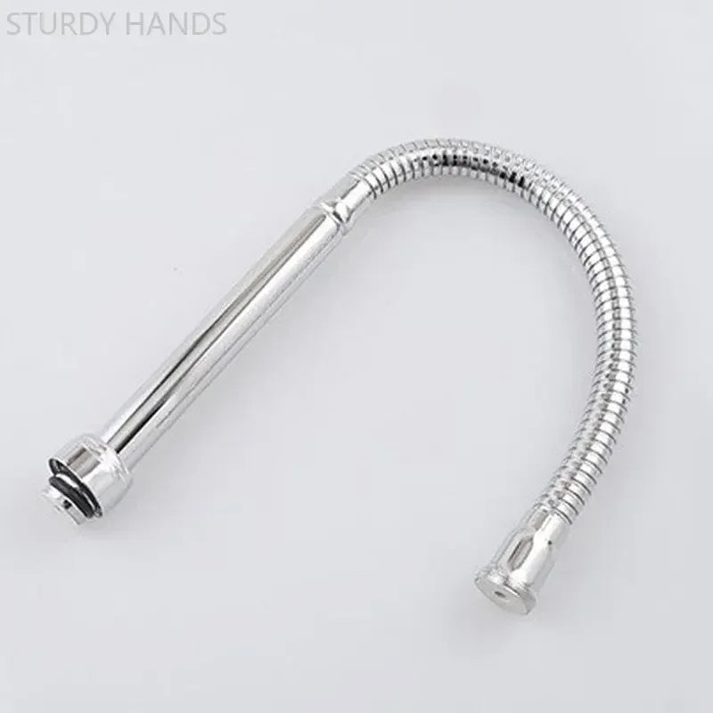 1pc Stainless Steel Sink Faucet Pipe Connection Saving