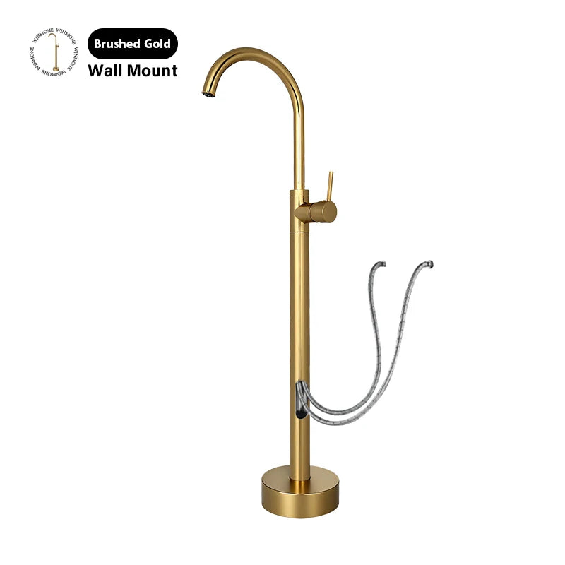 Luxury Bathtub Faucet Cold Mixing Rust Prevention Easy