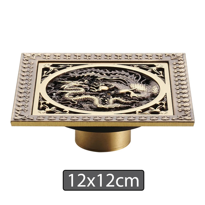 Brass Shower Drain Bathroom Floor Drain Washing Machine