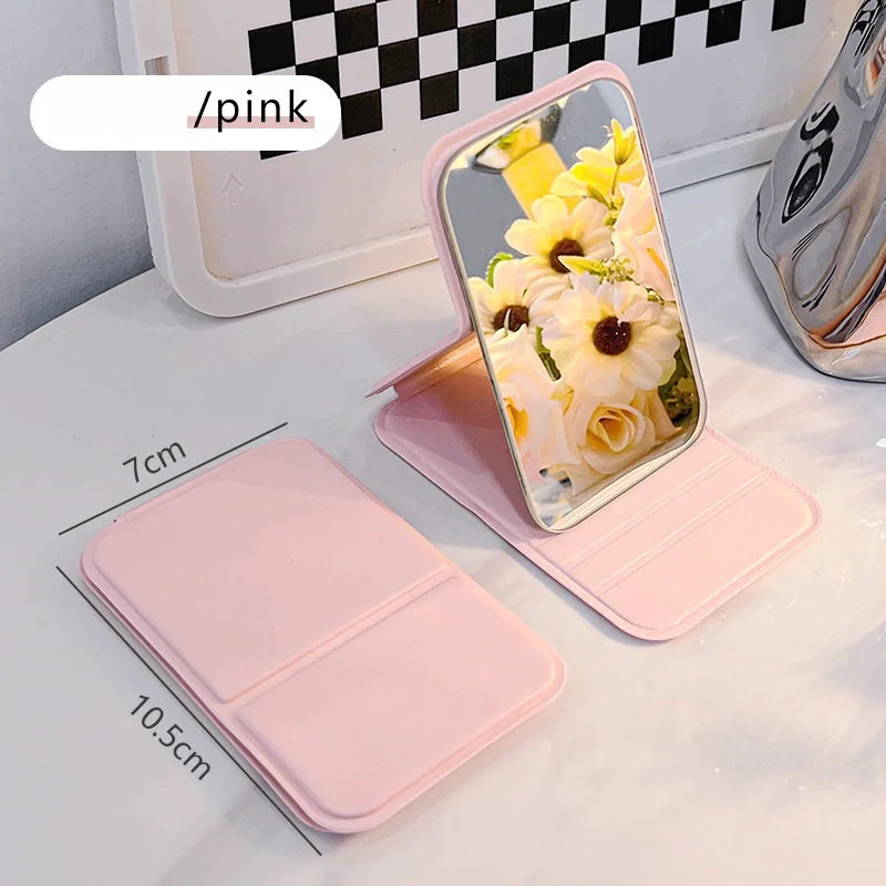 1pc Mirror Makeup Mirror Folding Mirror Girl Makeup