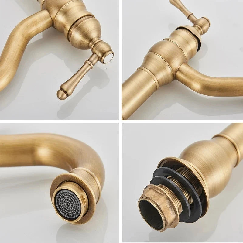 Bathroom Basin Sink Faucet Mixer Tap Handle Hole