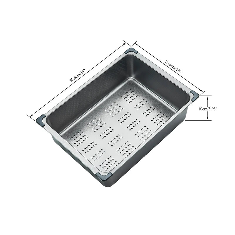 304stainless Steel Sink Faucet Rainfall Spout Pull Out