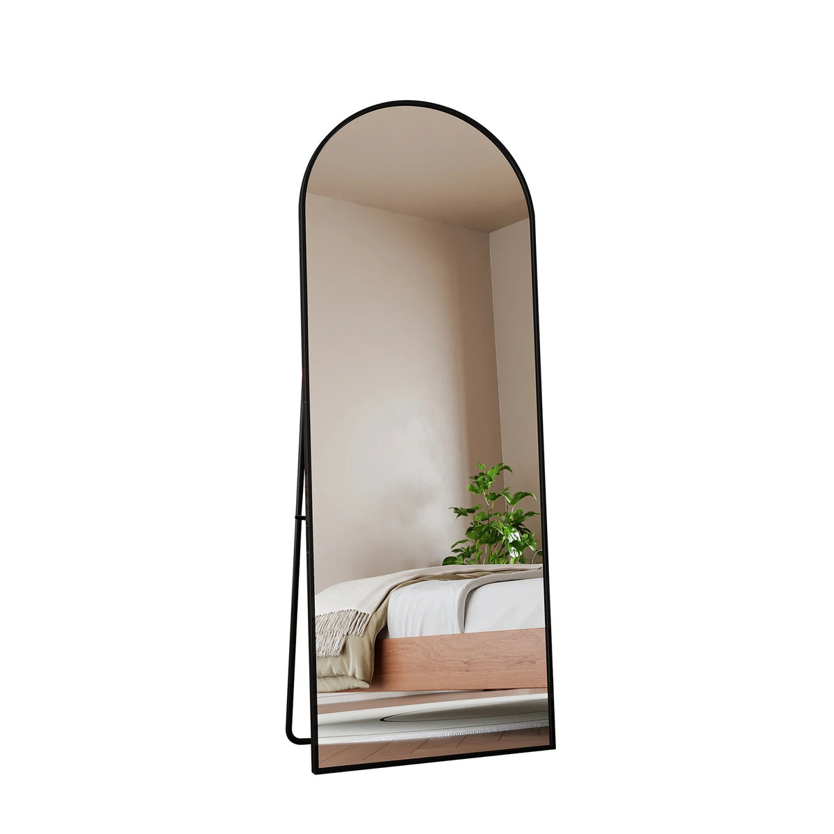 Full Length Mirror Standing Mirror Black Frame Large
