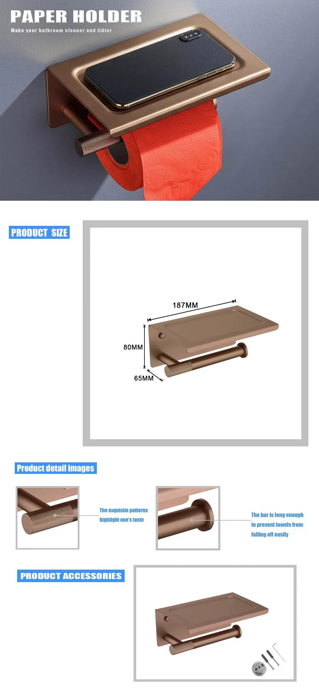 High Quality Soap Dispenser Toilet Brush Holder Toilet