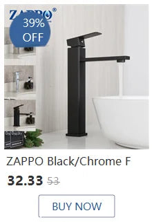 Zappo Touchless Bathroom Sink Faucet Cold Water Automatic