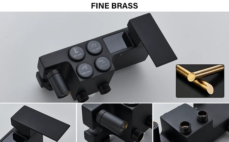 Cold Digital Bathroom Shower Quality Brass Bathroom Faucet