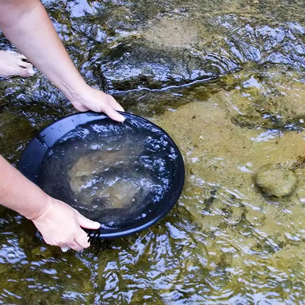 Thickened Plastic Gold Pan Basin Outdoor Mining Prospecting