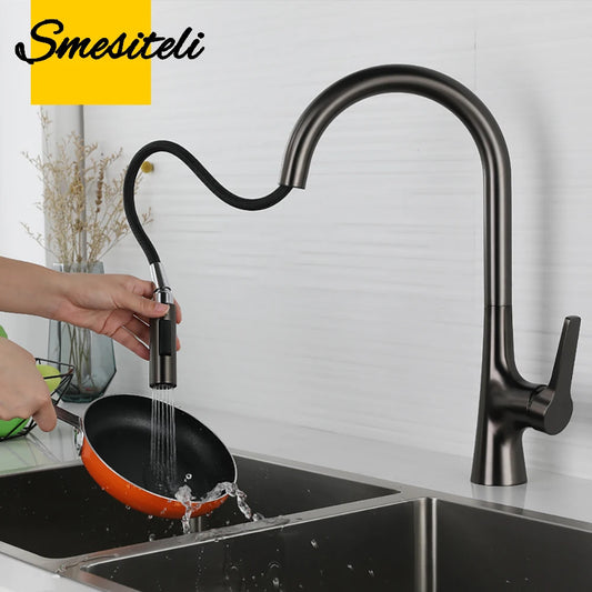 Smesiteli Gun Gray Brass Hole Deck Mounted 360