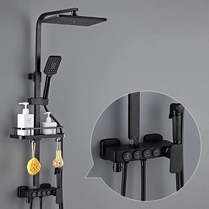 Sdsn Thermostatic Digital Bathroom Shower System Inch Rainfall