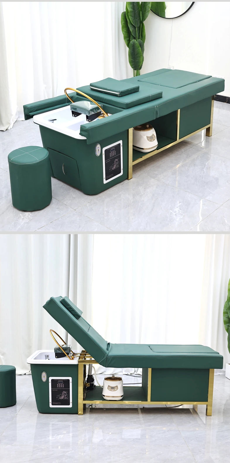 Modern Design Thai Massage Table Electric Shampoo Bed