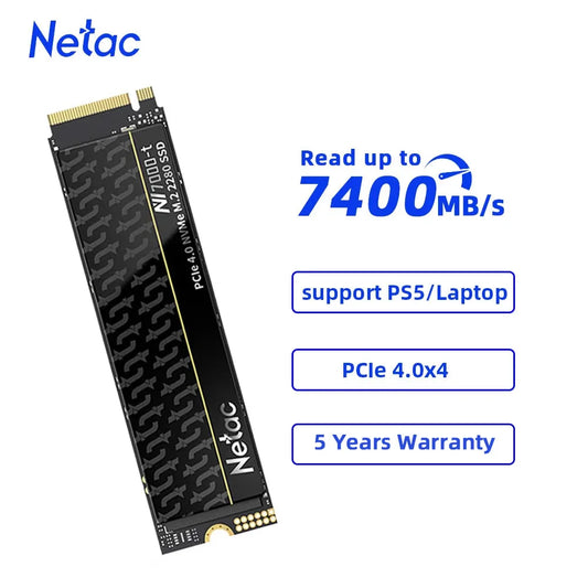 Netac Ssd 1tb Ssd Nvme M2 7400mb/S 512gb