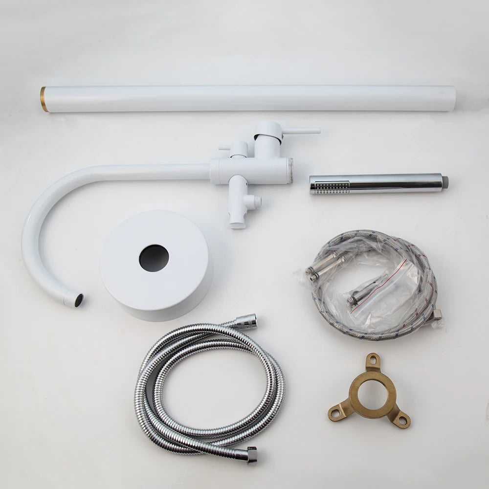 Zappo Standing Tub Shower Faucet Floor Mount Shower