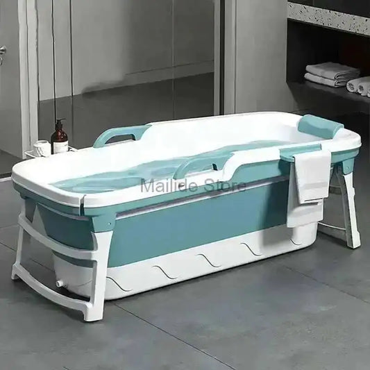 Tub Bathtubs Adult Folding Bathtub Foaming Simple Adult