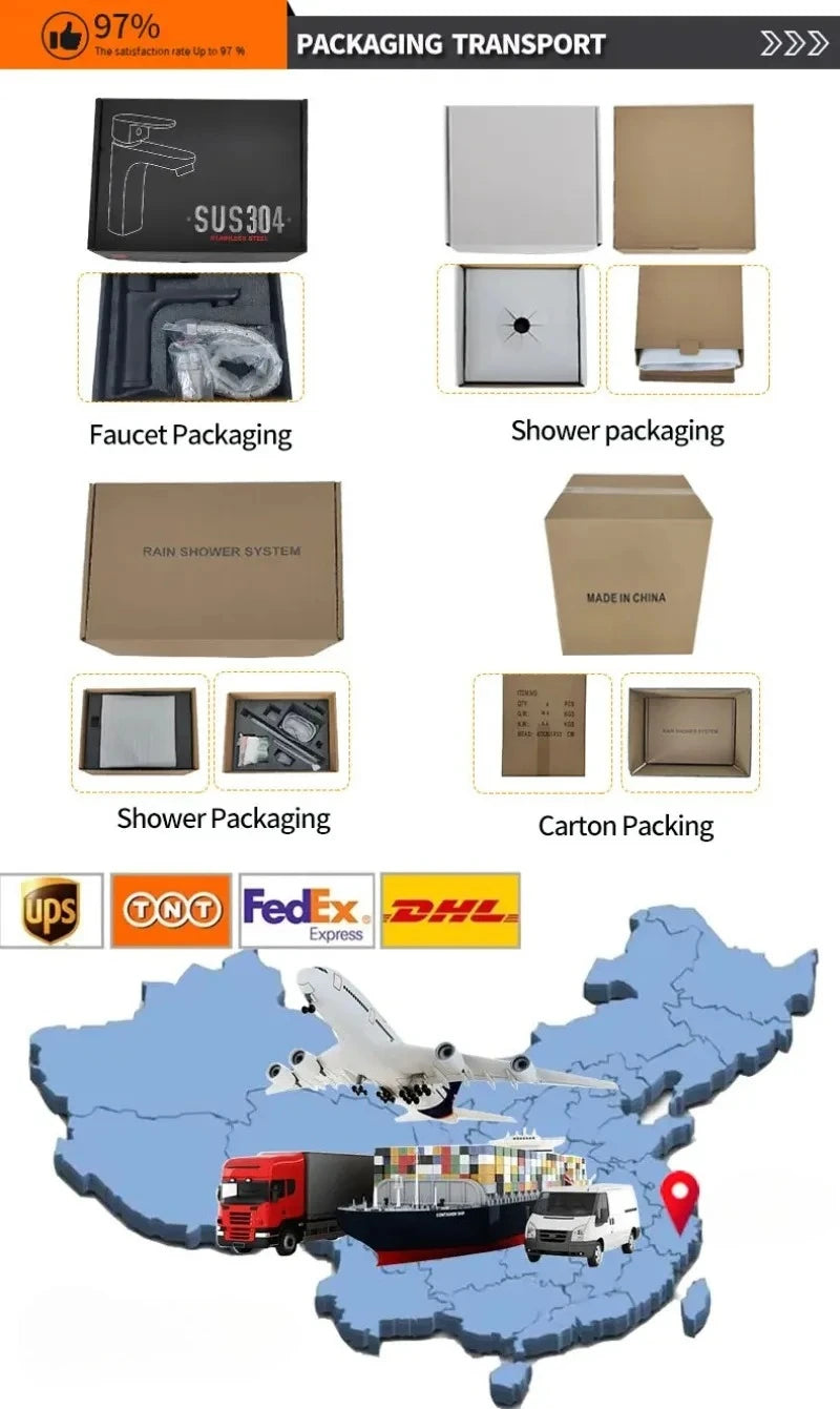 12 Inch Shower Digital Display Led Wall Mounted