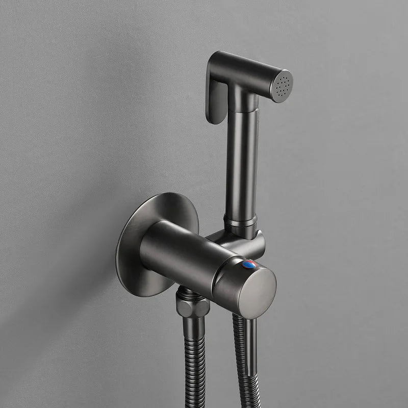 Wall Mounted Bidet Sprayer Faucet Bathroom Cold Water