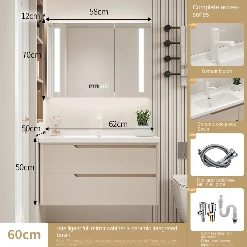 Modern Basin Bathroom Cabinet Combination Sink Minimalist
