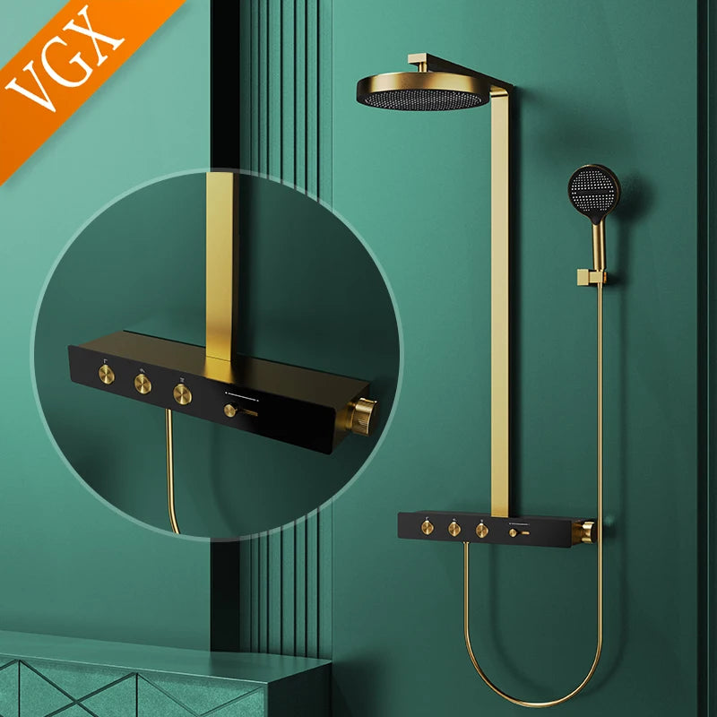 Vgx Thermostatic Shower System Luxury Concealed Bathroom Shower