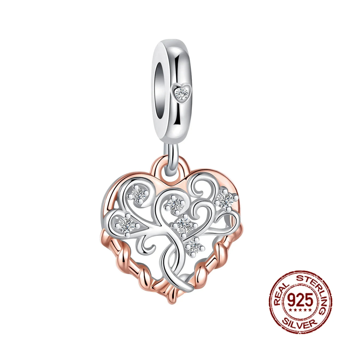 925 Sterling Silver Red Medicine Cabinet Pendant Charms
