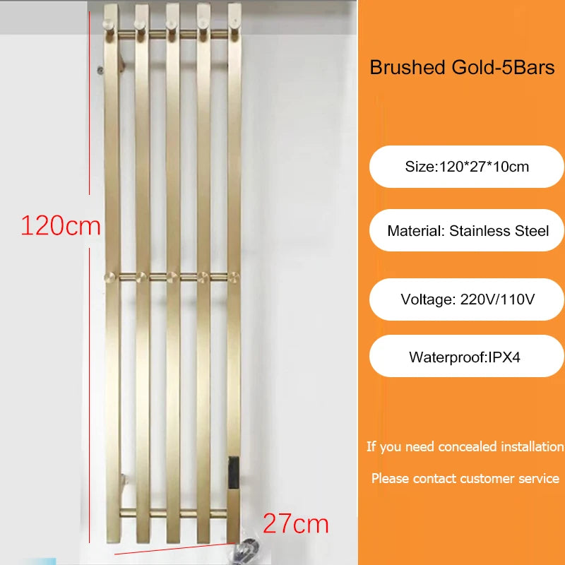 Electric Towel Rack Bathroom Towel Dryer Towel Radiator