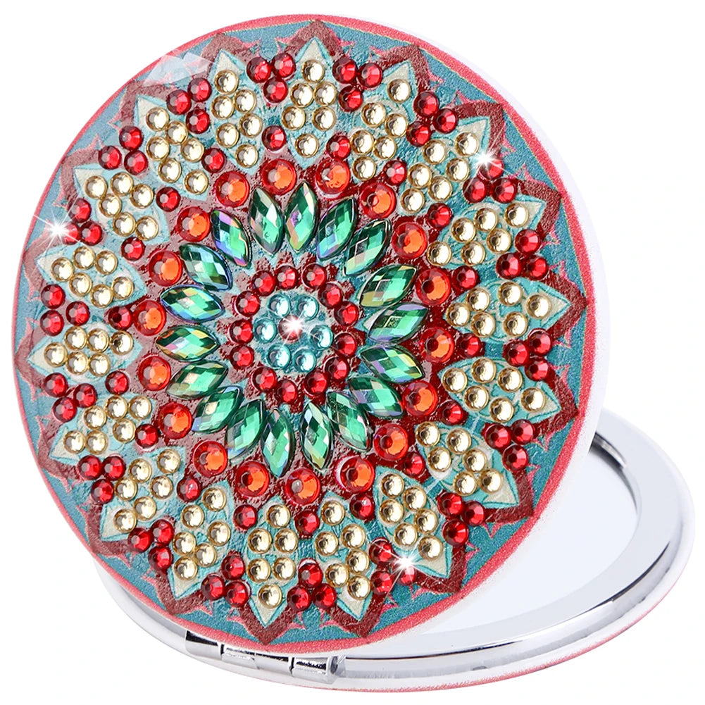 Diy Diamond Art Mosaic Makeup Mirror Cross Stitch