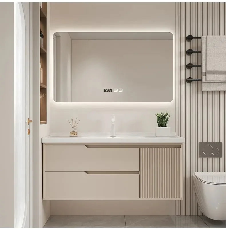 Modern Basin Bathroom Cabinet Combination Sink Minimalist
