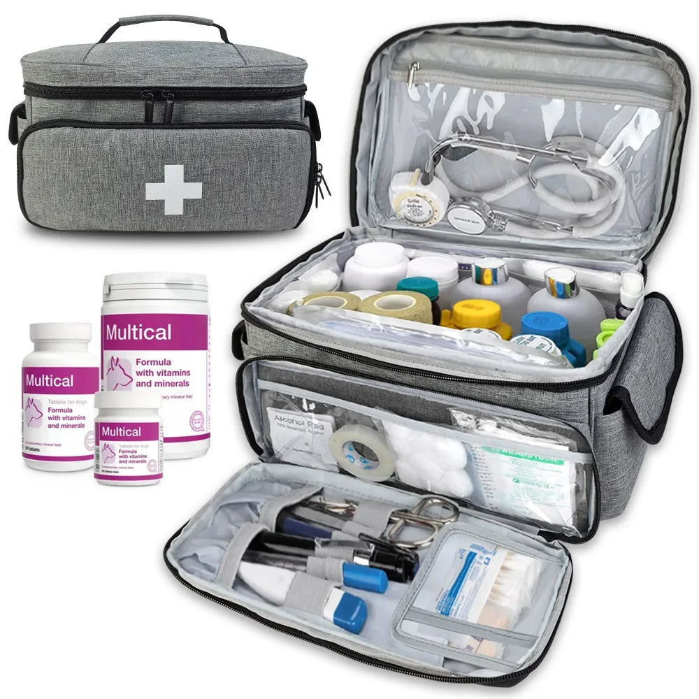 Travel First Aid Kit Bag Medical Carry Bag