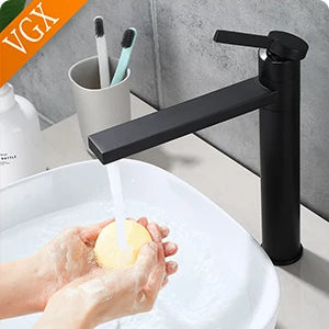 Vgx Luxury Gold Bathroom Faucets High Basin Mixer
