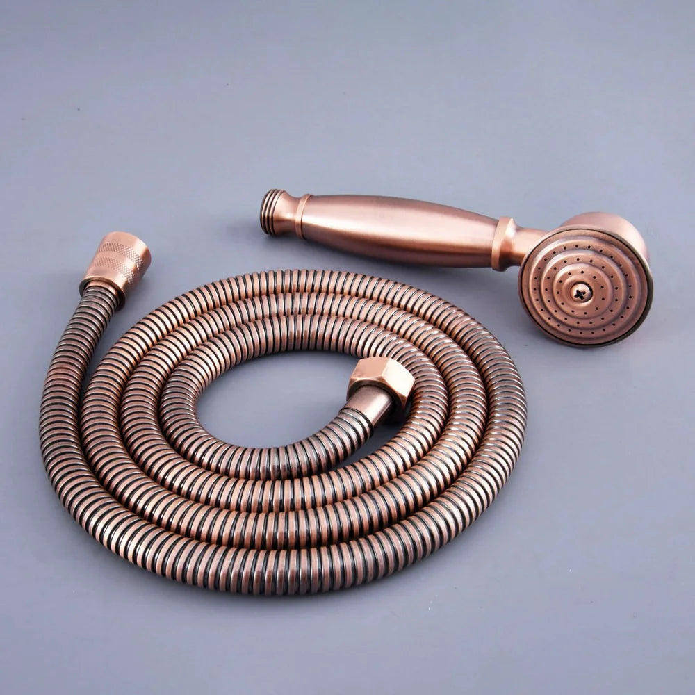 Red Copper Antique Telephone Hand Held Shower Head
